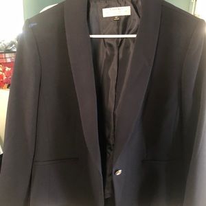 Suit jacket with skirt